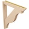 Ekena Millwork 5 1/2-in W x 32-in D x 38-in H Funston Slat Rough Cedar Woodgrain TimberThane Outlooker, Primed Tan OUTUR055X32X38FST24RCPR - alternate 2